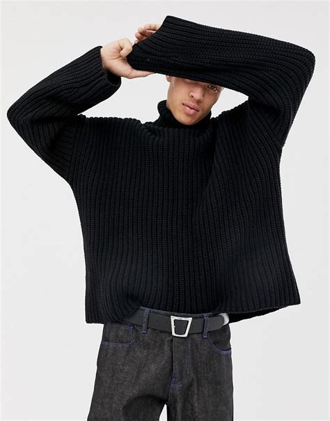 mens oversized jumpers|oversized sweaters men.